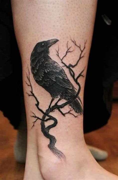 Raven tattoo ideas for men