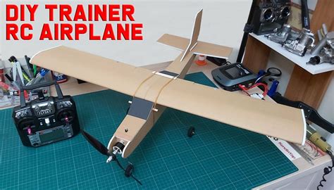 DIY RC Airplane made from recycled materials