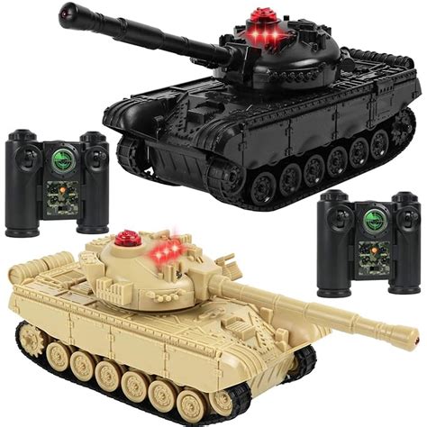 RC Tank with LED Lights and Sounds