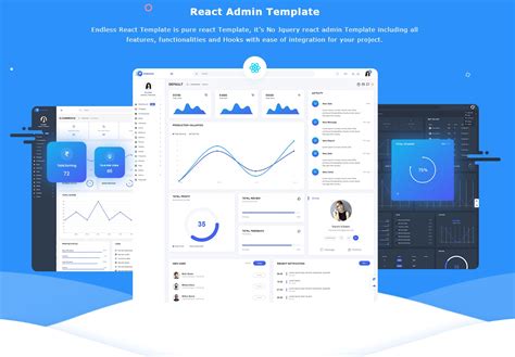 React Admin Template Design