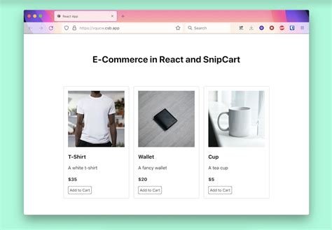 React Ecommerce Template 1