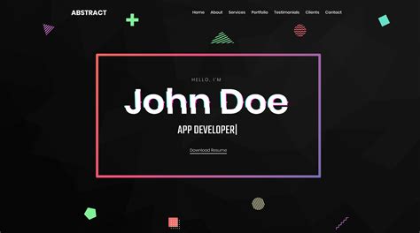 React Portfolio Template by Cedric Dugas