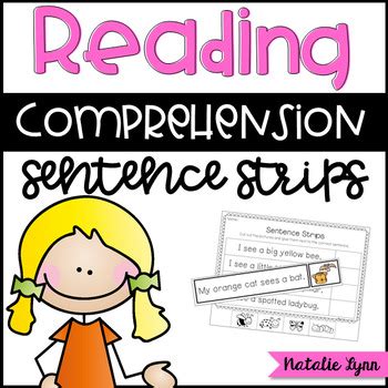 Reading comprehension sentence strips