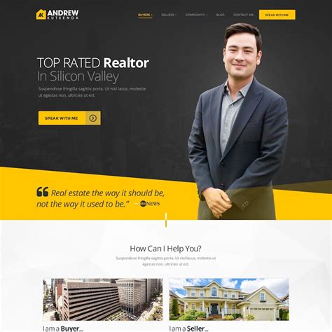 Real Estate Agent Website