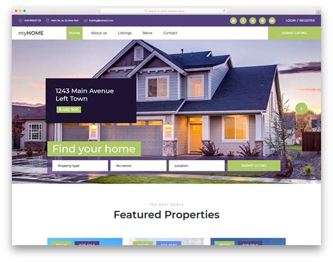 Real Estate Broker Website