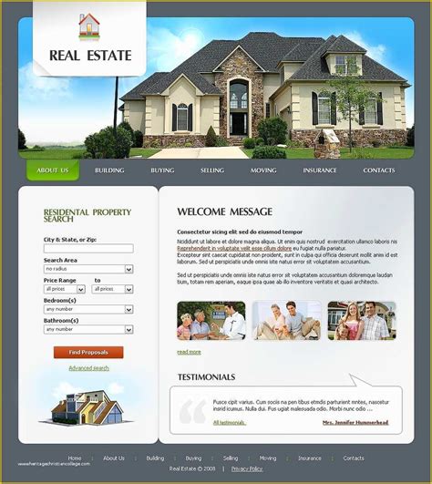 Real Estate Consultant Website