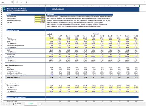 Real Estate DCF Model Excel Template 6