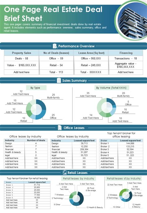 Real Estate Deal Tracker Template