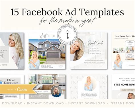 Example of real estate Facebook ad template