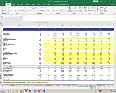 Real Estate Financial Modeling Excel Templates