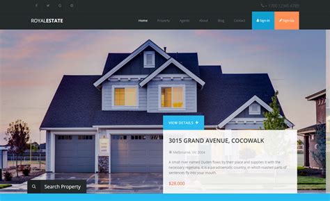 Real Estate HTML5 Template 4