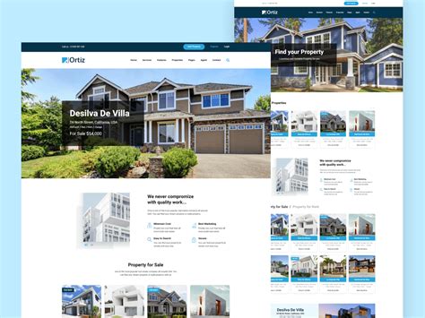 Real Estate HTML5 Template Features