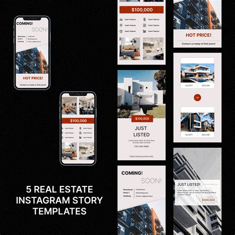 Real Estate Instagram Story Templates Ideas