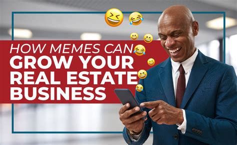 Real estate meme template featuring a creative design