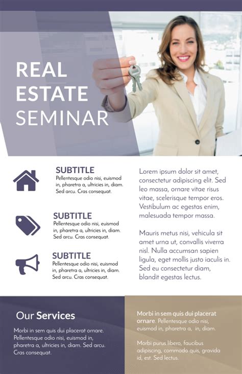 Real Estate Seminar Template