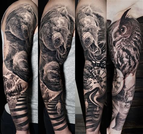 Realism sleeve tattoo ideas