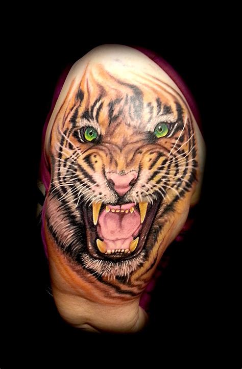 Realistic Tiger Tattoo