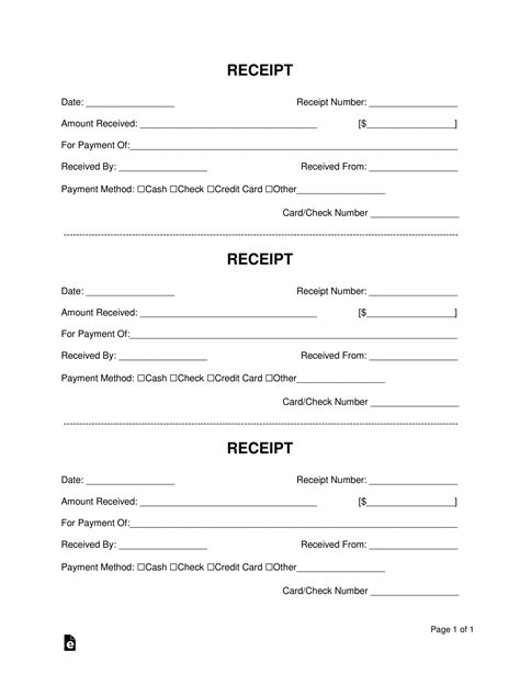 Benefits of using a custom receipt book template