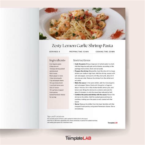 Recipe Book with Metric and Imperial Measurements