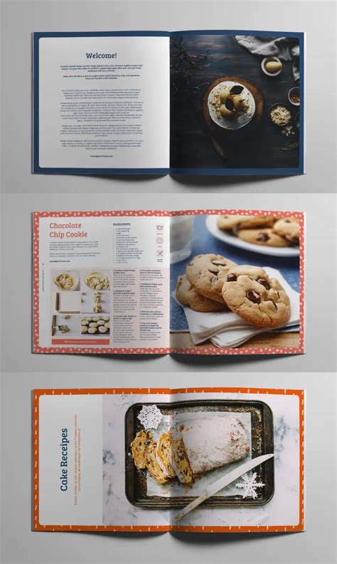 Recipe Book Template Design