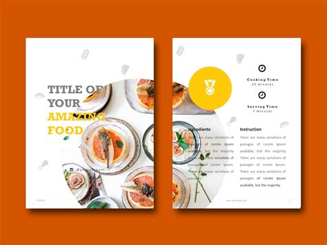 Recipe book template PowerPoint