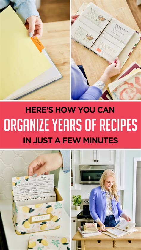 Recipe Organization Ideas