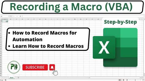 Recording a VBA Macro