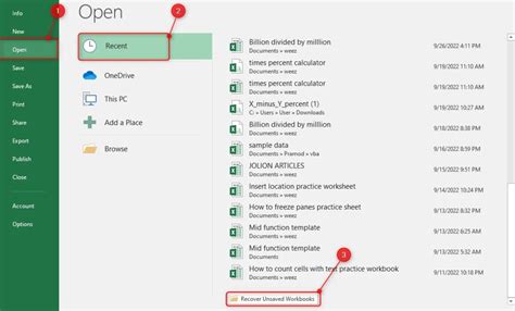 Recover Missing Excel Column A from Backup