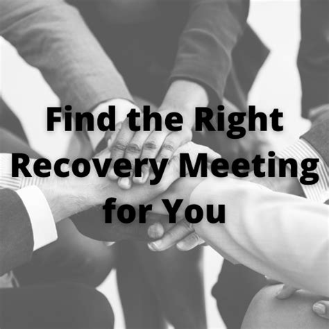 Recovery Meetings