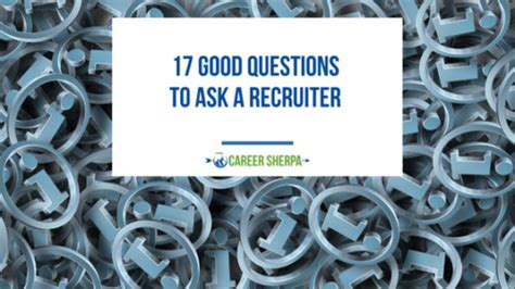 Recruiter questions