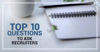 Recruiters Top Questions