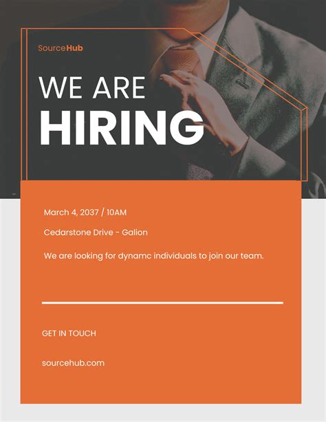 Recruitment Flyer Template 4