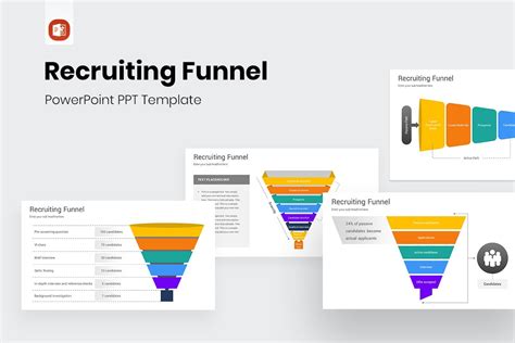 Recruitment Funnel Template PowerPoint Download