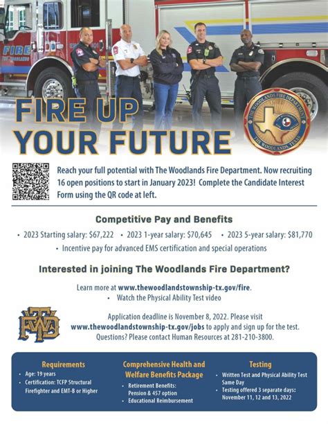 Recruitment Materials for Fire Department Example 6