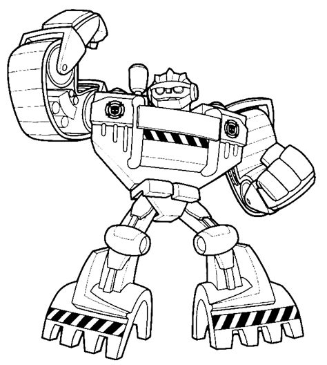 Recycle bot coloring page