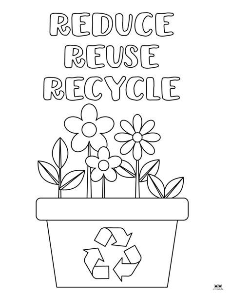 Recycle coloring pages for adults