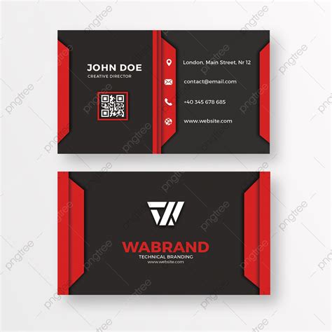 Red and Black Business Template