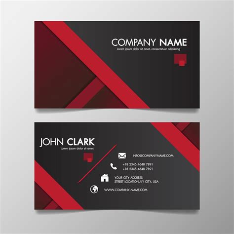 Red and Black Corporate Template