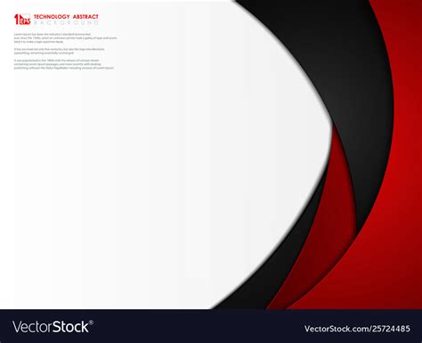 Red and Black Technology Template