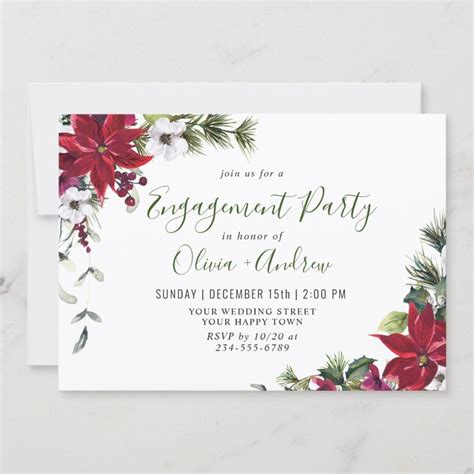 Red and Green Invitation