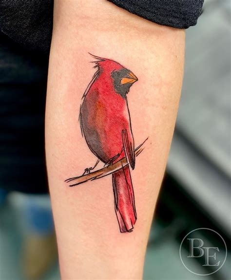 Red Cardinal Tattoo