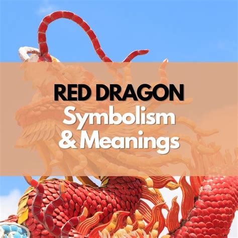 Red dragon symbolism in tattoos