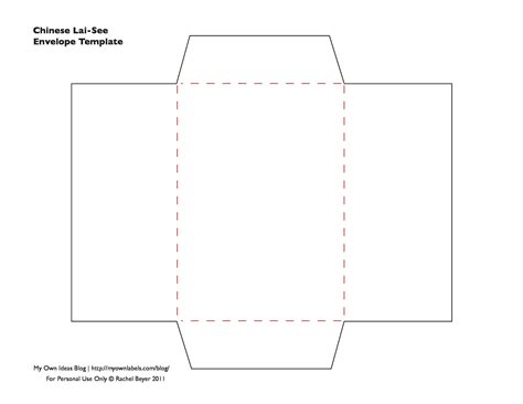 Red Envelope Template Printable 1