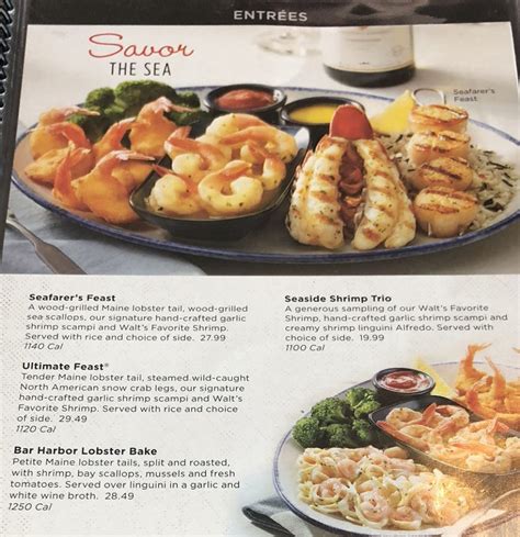 Red Lobster Menu Item 3