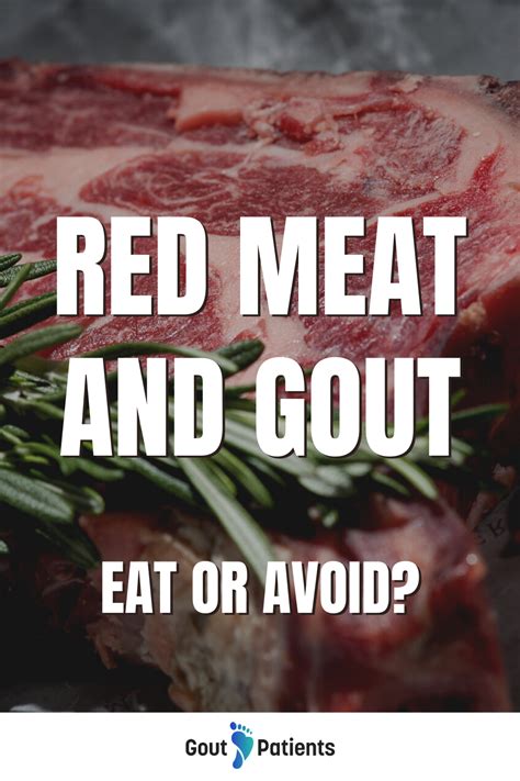 Red Meat to Avoid for Gout Diet