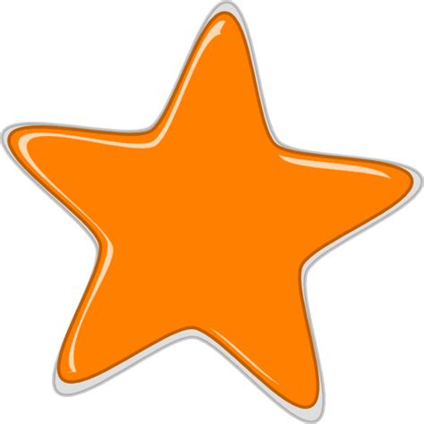 Red and orange star clipart design with a bold red background and orange and yellow stars