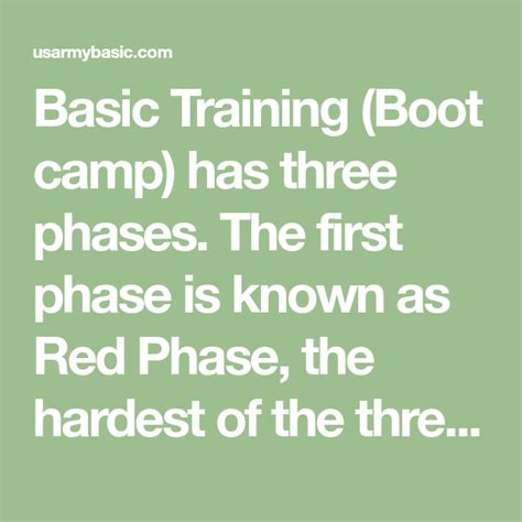 Red Phase Boot Camp Training