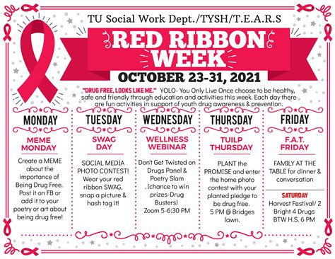 Red Ribbon Week Community Events