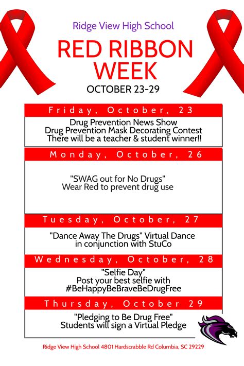 Red Ribbon Week Flyer Template Gallery 2