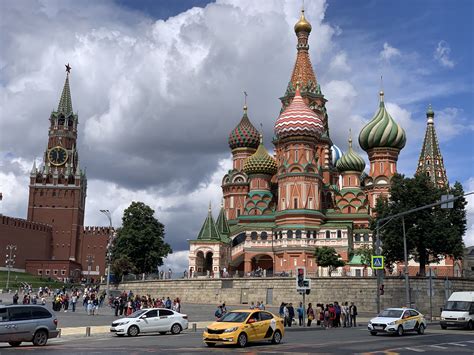 Kremlin walls in Red Square, Moscow, Russia